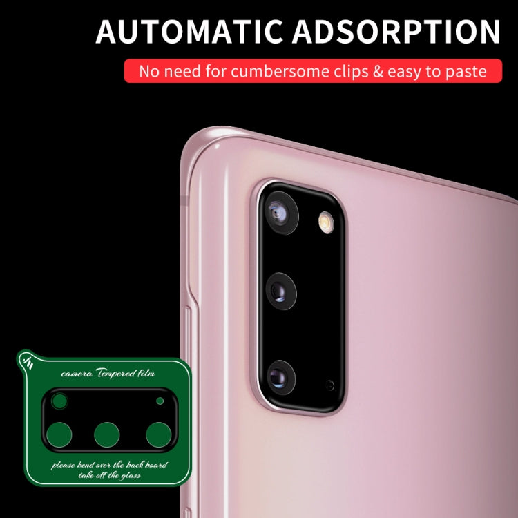 For Samsung Galaxy S20 Silk Screen Luminous Ring Back Camera Lens Film