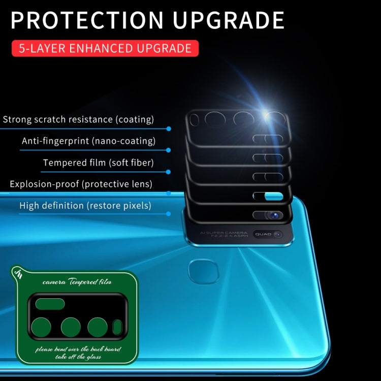 For Vivo Y50 / Y30 Silk Screen Luminous Ring Back Camera Lens Film