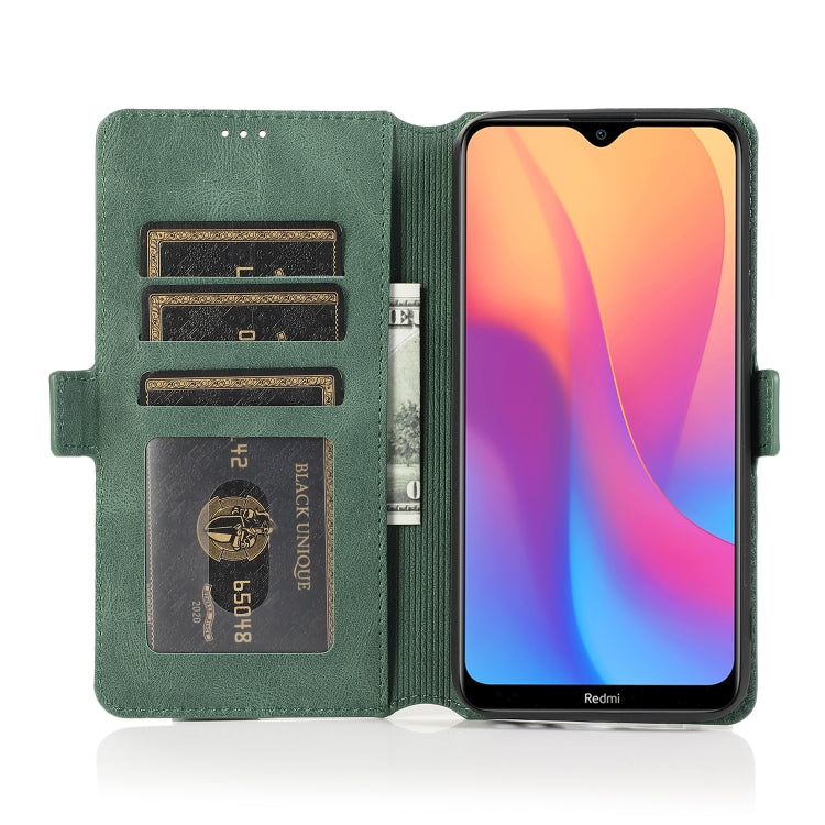 For Xiaomi Redmi 8A Retro Magnetic Closing Clasp Horizontal Flip Leather Case with Holder & Card Slots & Photo Frame & Wallet