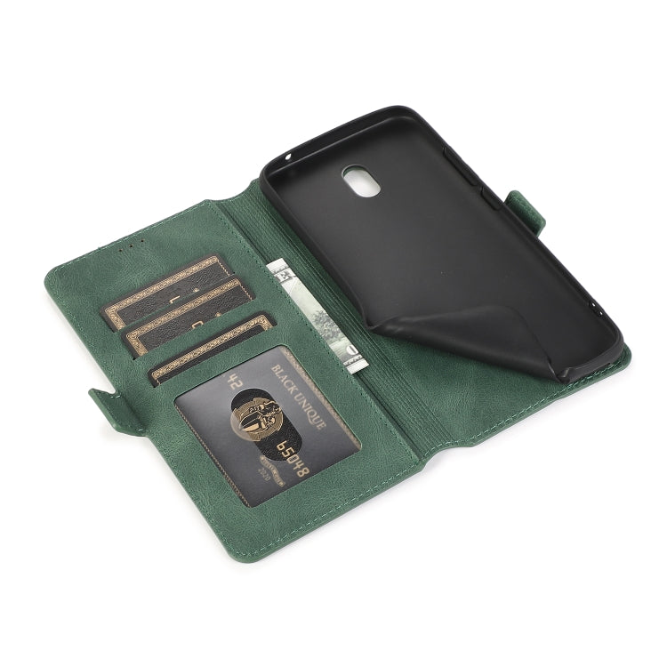 For Xiaomi Redmi 8A Retro Magnetic Closing Clasp Horizontal Flip Leather Case with Holder & Card Slots & Photo Frame & Wallet