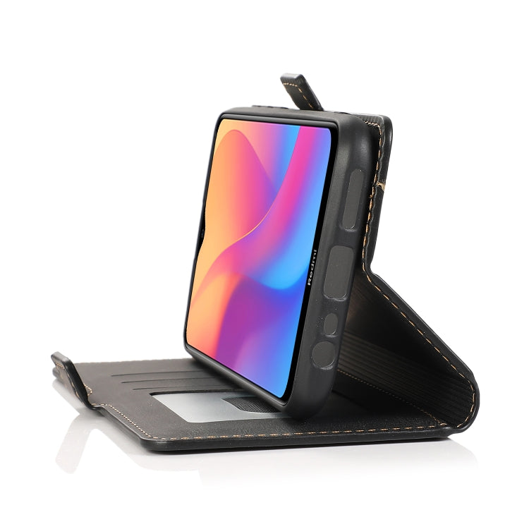 For Xiaomi Redmi 8A Retro Magnetic Closing Clasp Horizontal Flip Leather Case with Holder & Card Slots & Photo Frame & Wallet