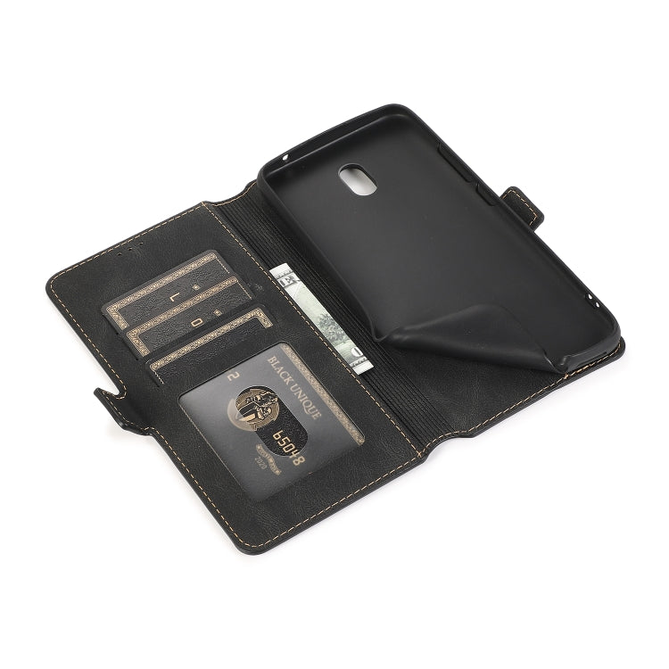 For Xiaomi Redmi 8A Retro Magnetic Closing Clasp Horizontal Flip Leather Case with Holder & Card Slots & Photo Frame & Wallet