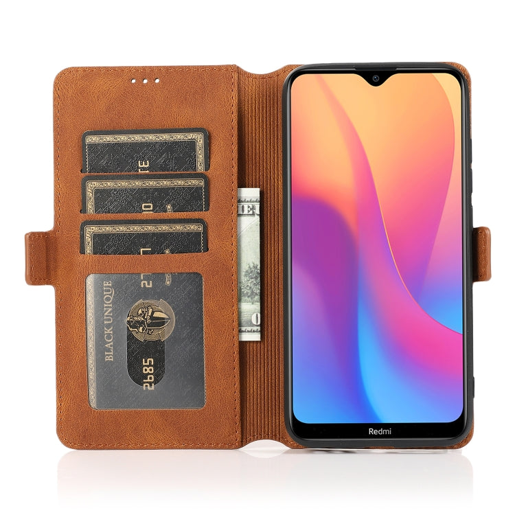 For Xiaomi Redmi 8A Retro Magnetic Closing Clasp Horizontal Flip Leather Case with Holder & Card Slots & Photo Frame & Wallet