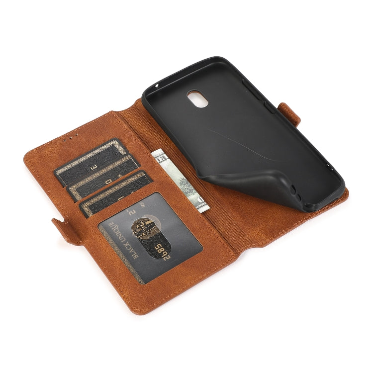 For Xiaomi Redmi 8A Retro Magnetic Closing Clasp Horizontal Flip Leather Case with Holder & Card Slots & Photo Frame & Wallet