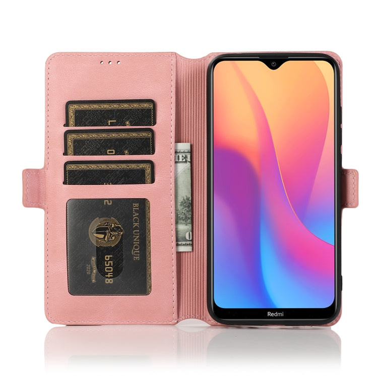 For Xiaomi Redmi 8A Retro Magnetic Closing Clasp Horizontal Flip Leather Case with Holder & Card Slots & Photo Frame & Wallet