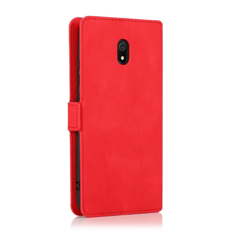 For Xiaomi Redmi 8A Retro Magnetic Closing Clasp Horizontal Flip Leather Case with Holder & Card Slots & Photo Frame & Wallet