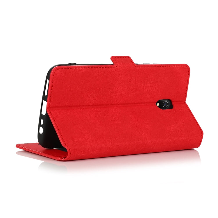 For Xiaomi Redmi 8A Retro Magnetic Closing Clasp Horizontal Flip Leather Case with Holder & Card Slots & Photo Frame & Wallet