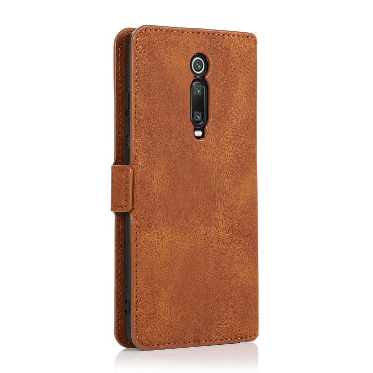 For Xiaomi Redmi K20 Pro Retro Magnetic Closing Clasp Horizontal Flip Leather Case with Holder & Card Slots & Photo Frame & Wallet