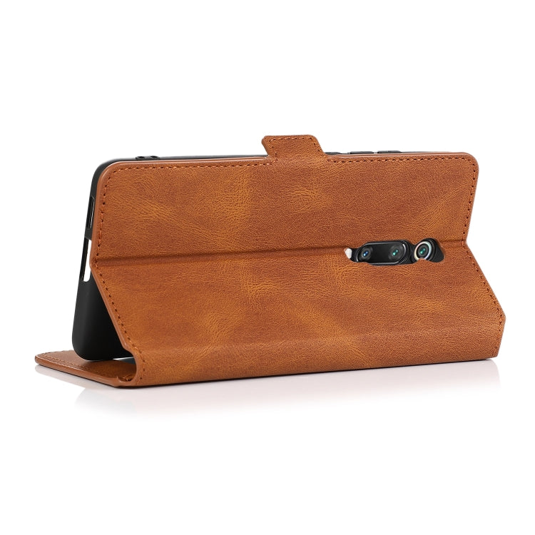 For Xiaomi Redmi K20 Pro Retro Magnetic Closing Clasp Horizontal Flip Leather Case with Holder & Card Slots & Photo Frame & Wallet