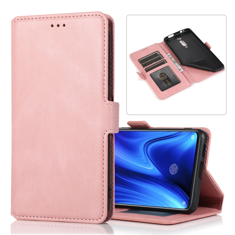 For Xiaomi Redmi K20 Pro Retro Magnetic Closing Clasp Horizontal Flip Leather Case with Holder & Card Slots & Photo Frame & Wallet