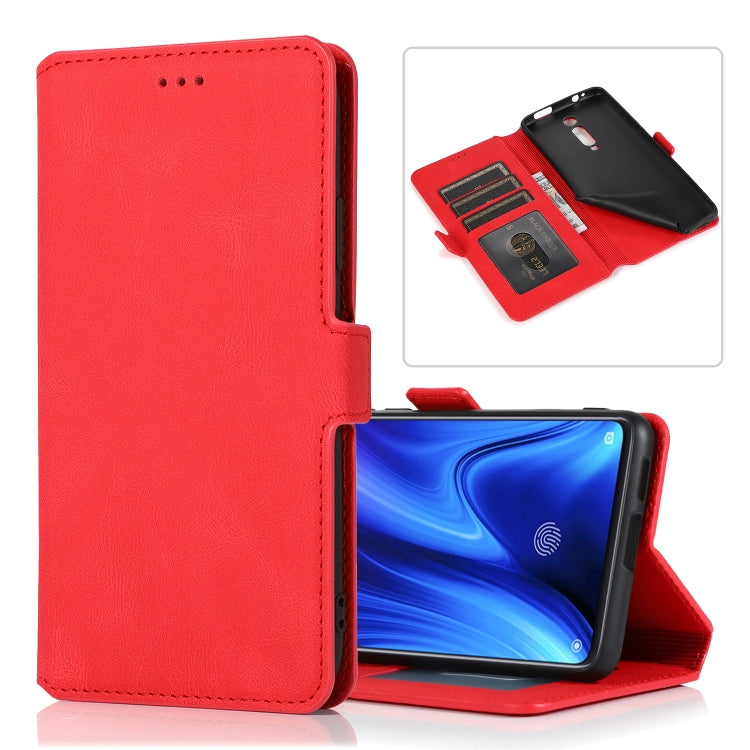 For Xiaomi Redmi K20 Pro Retro Magnetic Closing Clasp Horizontal Flip Leather Case with Holder & Card Slots & Photo Frame & Wallet