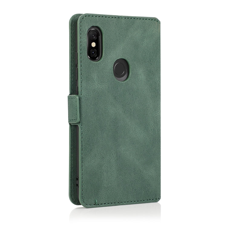 For Xiaomi Redmi Note 6 Retro Magnetic Closing Clasp Horizontal Flip Leather Case with Holder & Card Slots & Photo Frame & Wallet
