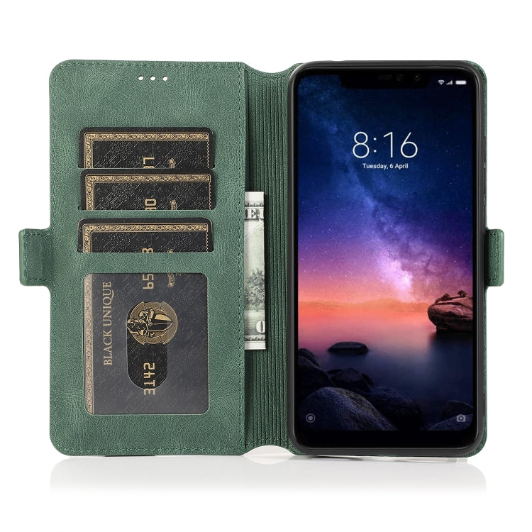 For Xiaomi Redmi Note 6 Retro Magnetic Closing Clasp Horizontal Flip Leather Case with Holder & Card Slots & Photo Frame & Wallet