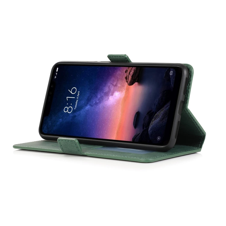 For Xiaomi Redmi Note 6 Retro Magnetic Closing Clasp Horizontal Flip Leather Case with Holder & Card Slots & Photo Frame & Wallet