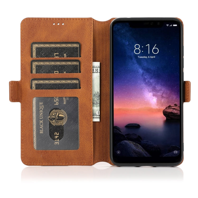 For Xiaomi Redmi Note 6 Retro Magnetic Closing Clasp Horizontal Flip Leather Case with Holder & Card Slots & Photo Frame & Wallet