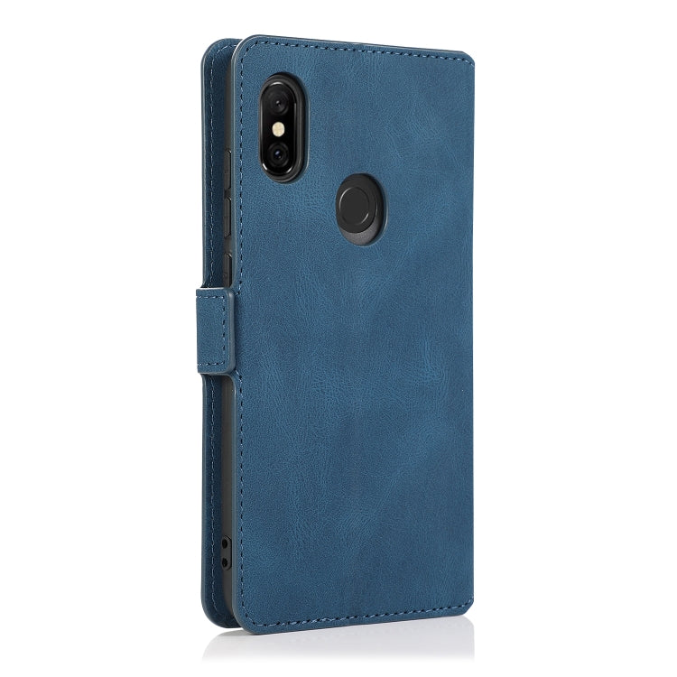 For Xiaomi Redmi Note 6 Retro Magnetic Closing Clasp Horizontal Flip Leather Case with Holder & Card Slots & Photo Frame & Wallet