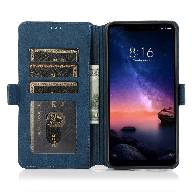 For Xiaomi Redmi Note 6 Retro Magnetic Closing Clasp Horizontal Flip Leather Case with Holder & Card Slots & Photo Frame & Wallet