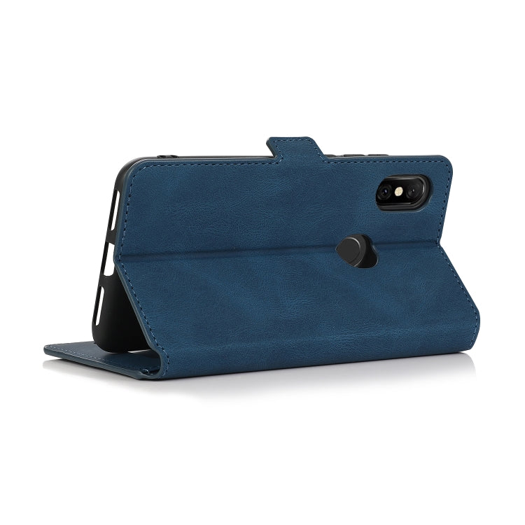 For Xiaomi Redmi Note 6 Retro Magnetic Closing Clasp Horizontal Flip Leather Case with Holder & Card Slots & Photo Frame & Wallet