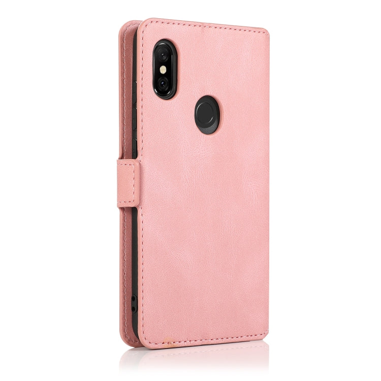 For Xiaomi Redmi Note 6 Retro Magnetic Closing Clasp Horizontal Flip Leather Case with Holder & Card Slots & Photo Frame & Wallet