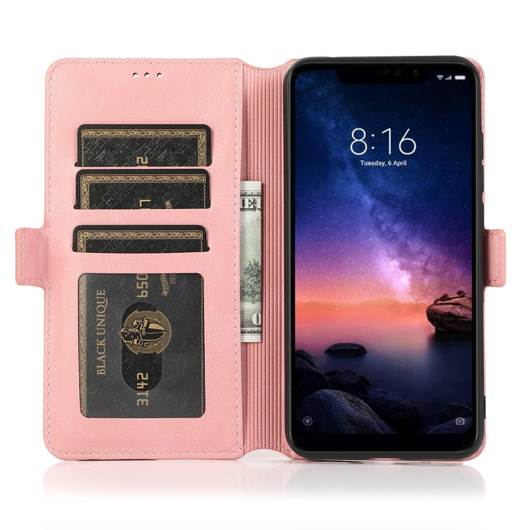 For Xiaomi Redmi Note 6 Retro Magnetic Closing Clasp Horizontal Flip Leather Case with Holder & Card Slots & Photo Frame & Wallet