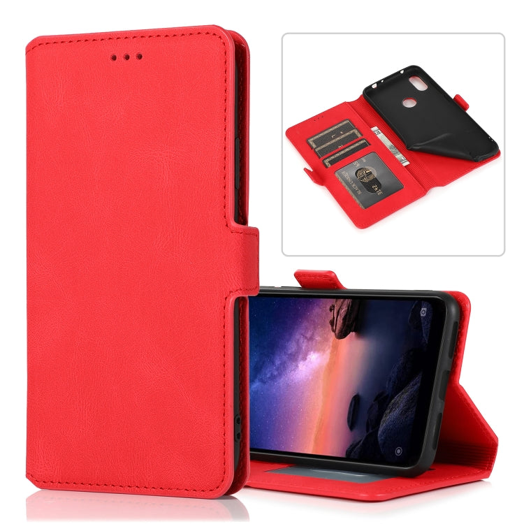 For Xiaomi Redmi Note 6 Retro Magnetic Closing Clasp Horizontal Flip Leather Case with Holder & Card Slots & Photo Frame & Wallet