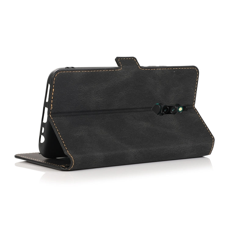 For Xiaomi Redmi 8 Retro Magnetic Closing Clasp Horizontal Flip Leather Case with Holder & Card Slots & Photo Frame & Wallet