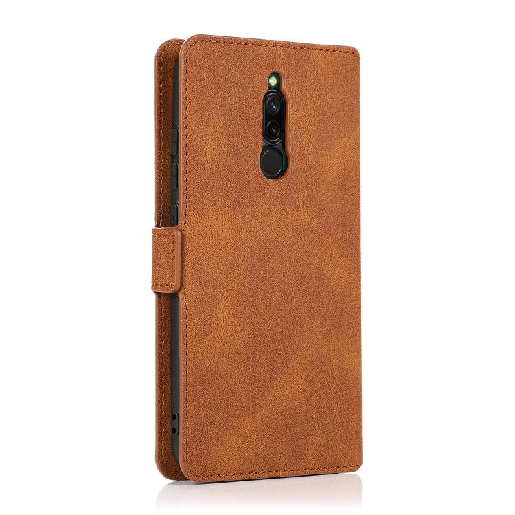 For Xiaomi Redmi 8 Retro Magnetic Closing Clasp Horizontal Flip Leather Case with Holder & Card Slots & Photo Frame & Wallet