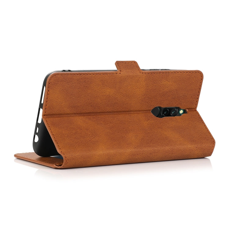 For Xiaomi Redmi 8 Retro Magnetic Closing Clasp Horizontal Flip Leather Case with Holder & Card Slots & Photo Frame & Wallet