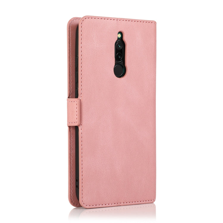 For Xiaomi Redmi 8 Retro Magnetic Closing Clasp Horizontal Flip Leather Case with Holder & Card Slots & Photo Frame & Wallet