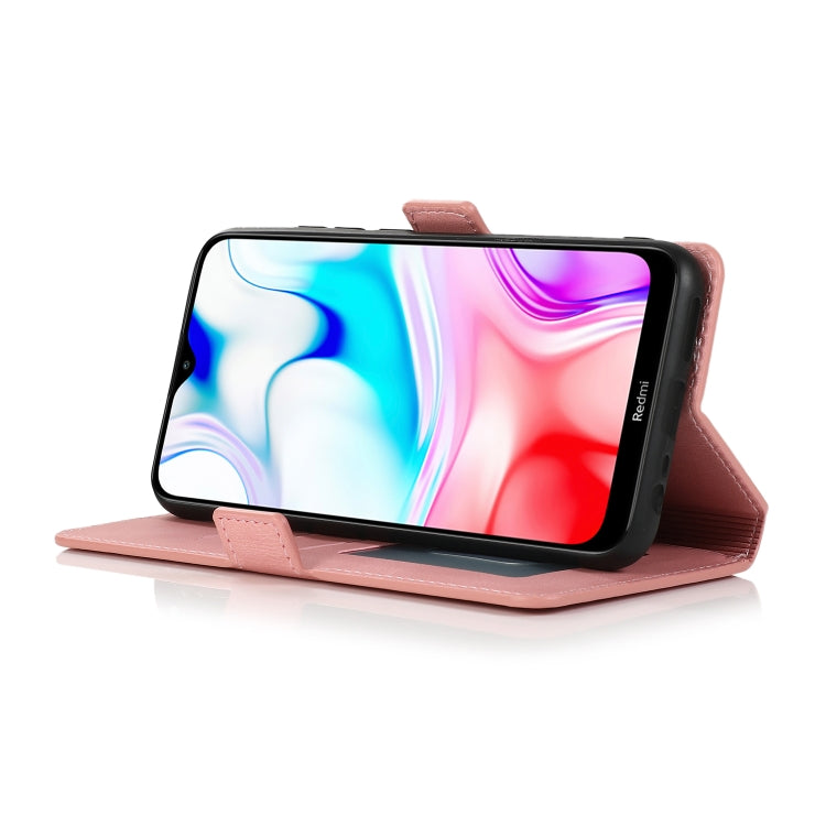 For Xiaomi Redmi 8 Retro Magnetic Closing Clasp Horizontal Flip Leather Case with Holder & Card Slots & Photo Frame & Wallet