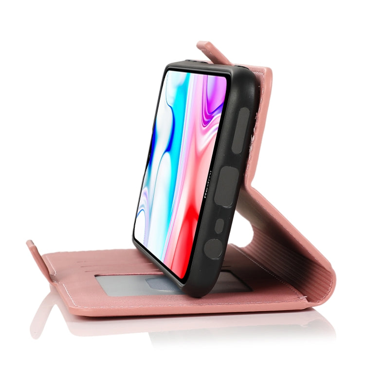 For Xiaomi Redmi 8 Retro Magnetic Closing Clasp Horizontal Flip Leather Case with Holder & Card Slots & Photo Frame & Wallet