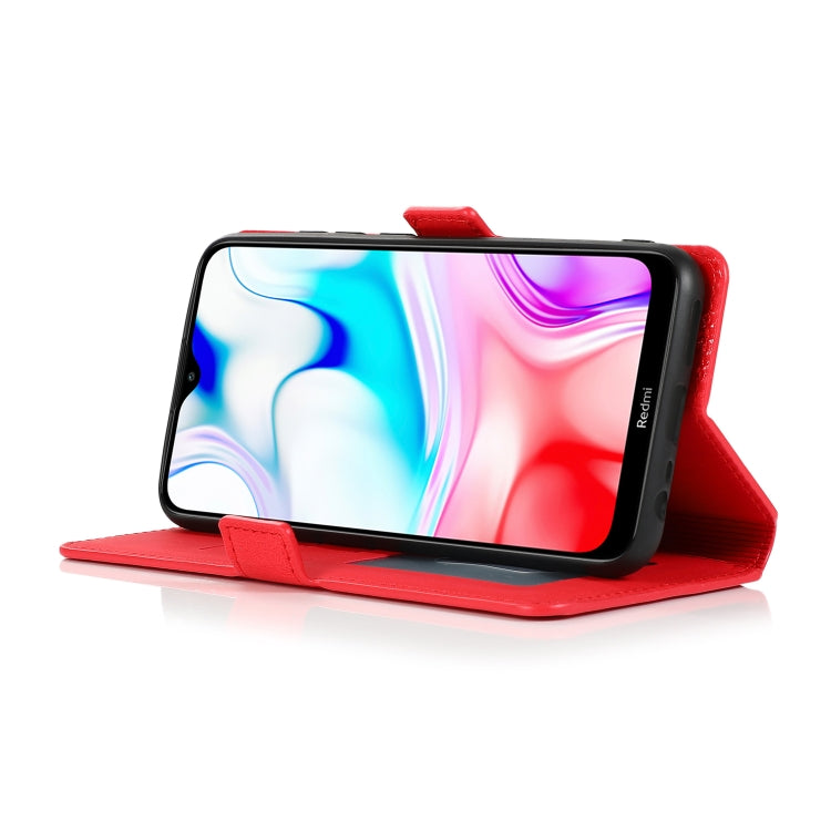 For Xiaomi Redmi 8 Retro Magnetic Closing Clasp Horizontal Flip Leather Case with Holder & Card Slots & Photo Frame & Wallet