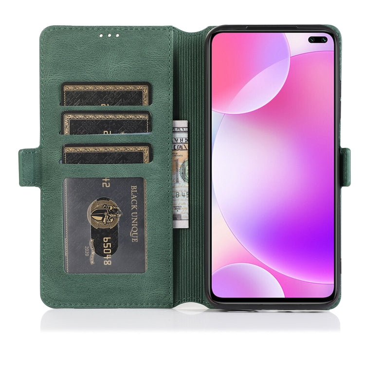 For Xiaomi Redmi K30 Retro Magnetic Closing Clasp Horizontal Flip Leather Case with Holder & Card Slots & Photo Frame & Wallet