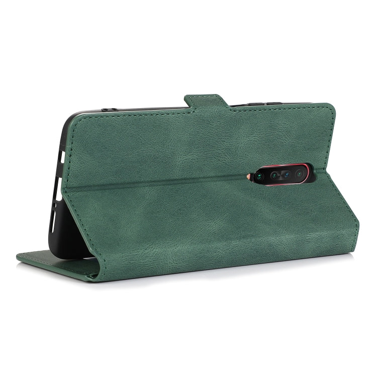 For Xiaomi Redmi K30 Retro Magnetic Closing Clasp Horizontal Flip Leather Case with Holder & Card Slots & Photo Frame & Wallet