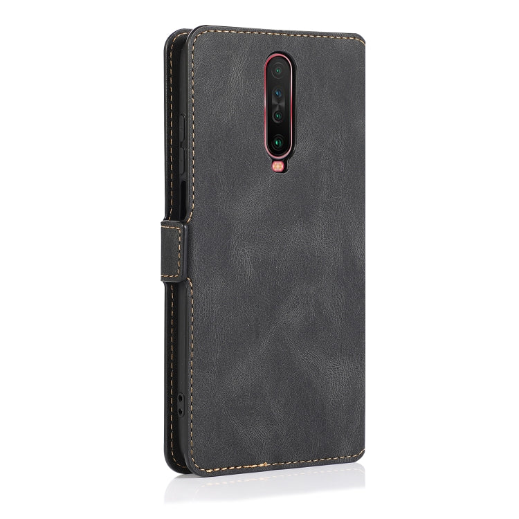 For Xiaomi Redmi K30 Retro Magnetic Closing Clasp Horizontal Flip Leather Case with Holder & Card Slots & Photo Frame & Wallet