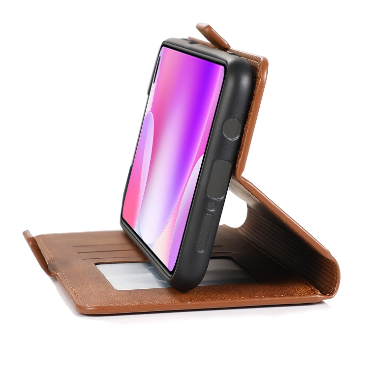 For Xiaomi Redmi K30 Retro Magnetic Closing Clasp Horizontal Flip Leather Case with Holder & Card Slots & Photo Frame & Wallet