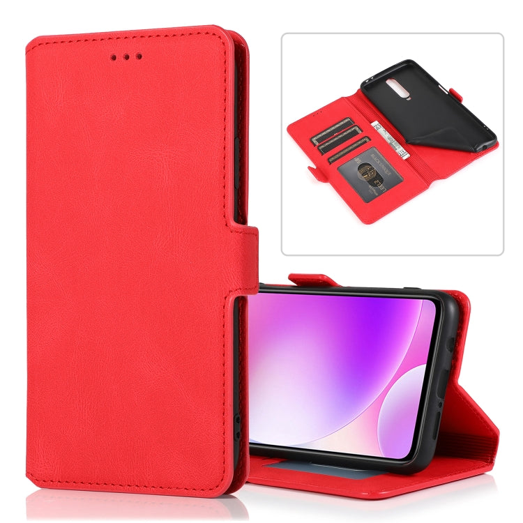 For Xiaomi Redmi K30 Retro Magnetic Closing Clasp Horizontal Flip Leather Case with Holder & Card Slots & Photo Frame & Wallet
