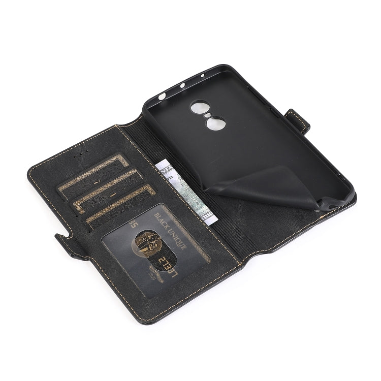 For Xiaomi Redmi Note 4X Retro Magnetic Closing Clasp Horizontal Flip Leather Case with Holder & Card Slots & Photo Frame & Wallet