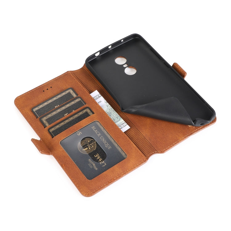 For Xiaomi Redmi Note 4X Retro Magnetic Closing Clasp Horizontal Flip Leather Case with Holder & Card Slots & Photo Frame & Wallet