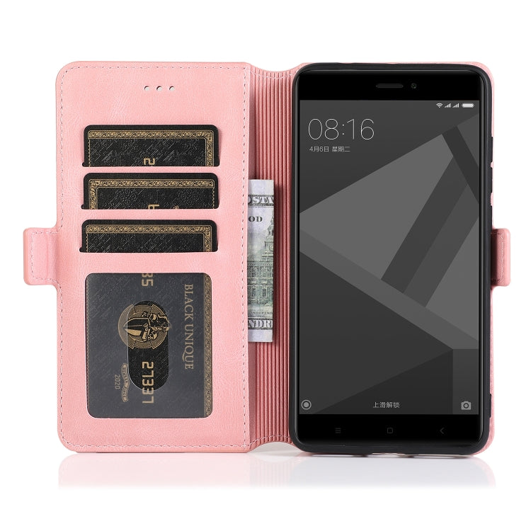 For Xiaomi Redmi Note 4X Retro Magnetic Closing Clasp Horizontal Flip Leather Case with Holder & Card Slots & Photo Frame & Wallet