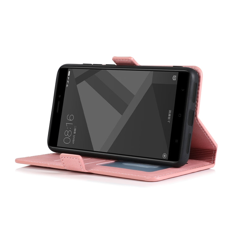 For Xiaomi Redmi Note 4X Retro Magnetic Closing Clasp Horizontal Flip Leather Case with Holder & Card Slots & Photo Frame & Wallet