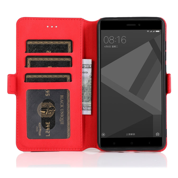 For Xiaomi Redmi Note 4X Retro Magnetic Closing Clasp Horizontal Flip Leather Case with Holder & Card Slots & Photo Frame & Wallet