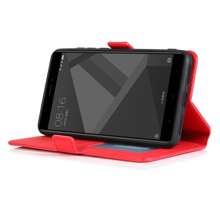 For Xiaomi Redmi Note 4X Retro Magnetic Closing Clasp Horizontal Flip Leather Case with Holder & Card Slots & Photo Frame & Wallet