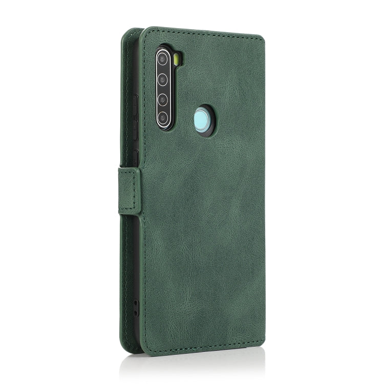 For Xiaomi Redmi Note 8 Retro Magnetic Closing Clasp Horizontal Flip Leather Case with Holder & Card Slots & Photo Frame & Wallet