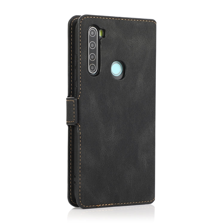 For Xiaomi Redmi Note 8 Retro Magnetic Closing Clasp Horizontal Flip Leather Case with Holder & Card Slots & Photo Frame & Wallet