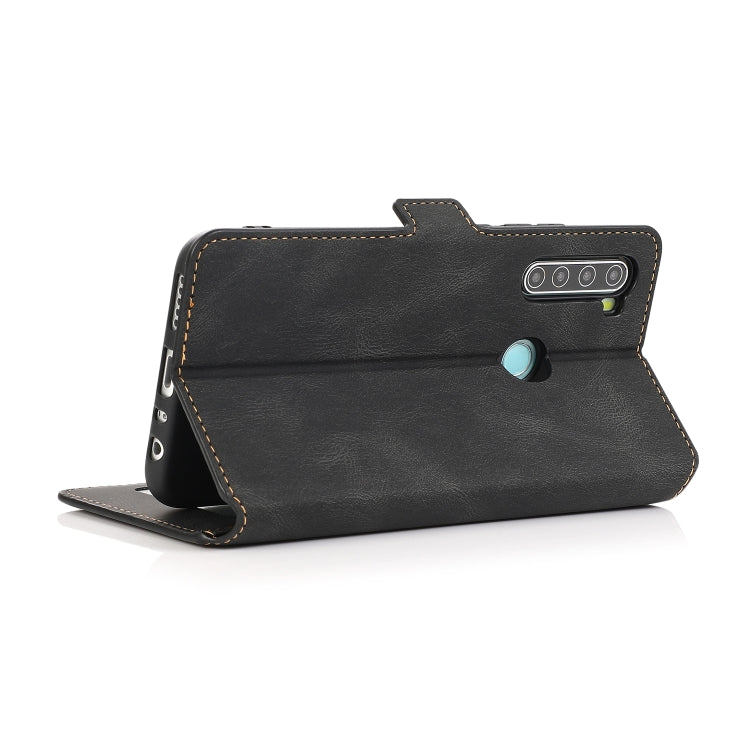 For Xiaomi Redmi Note 8 Retro Magnetic Closing Clasp Horizontal Flip Leather Case with Holder & Card Slots & Photo Frame & Wallet