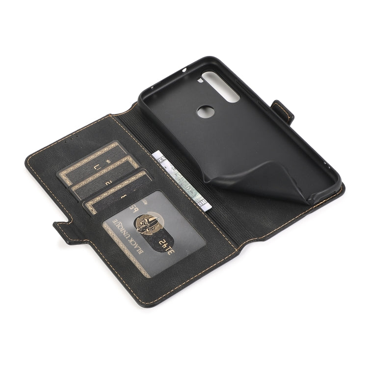 For Xiaomi Redmi Note 8 Retro Magnetic Closing Clasp Horizontal Flip Leather Case with Holder & Card Slots & Photo Frame & Wallet