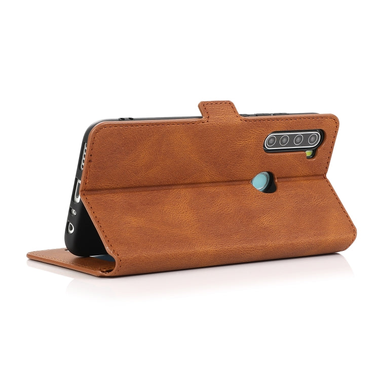 For Xiaomi Redmi Note 8 Retro Magnetic Closing Clasp Horizontal Flip Leather Case with Holder & Card Slots & Photo Frame & Wallet