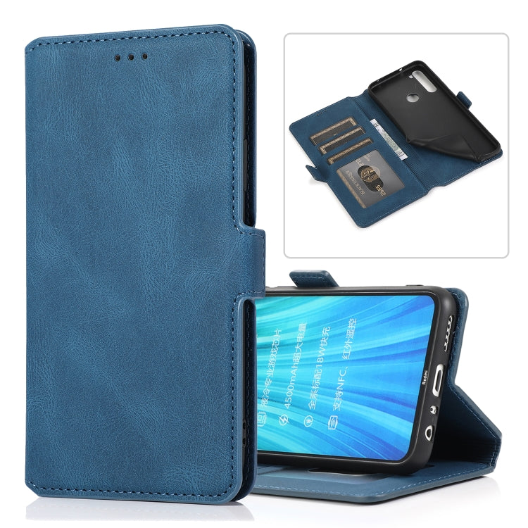 For Xiaomi Redmi Note 8 Retro Magnetic Closing Clasp Horizontal Flip Leather Case with Holder & Card Slots & Photo Frame & Wallet