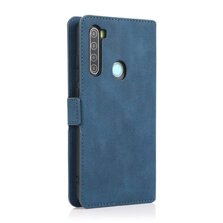 For Xiaomi Redmi Note 8 Retro Magnetic Closing Clasp Horizontal Flip Leather Case with Holder & Card Slots & Photo Frame & Wallet